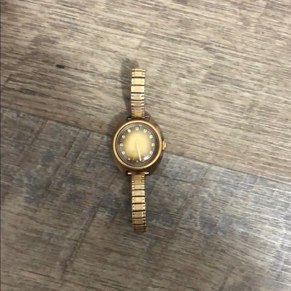 Gold Wristband Watch